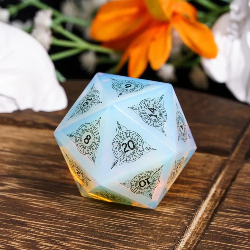 Gemstone D20 die