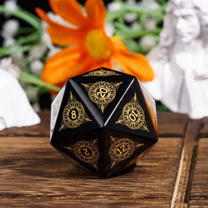 Gemstone D20 die