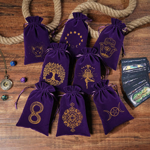 Wizard's dice bag - Violet