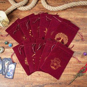 Wizard's dice bag - Crimson