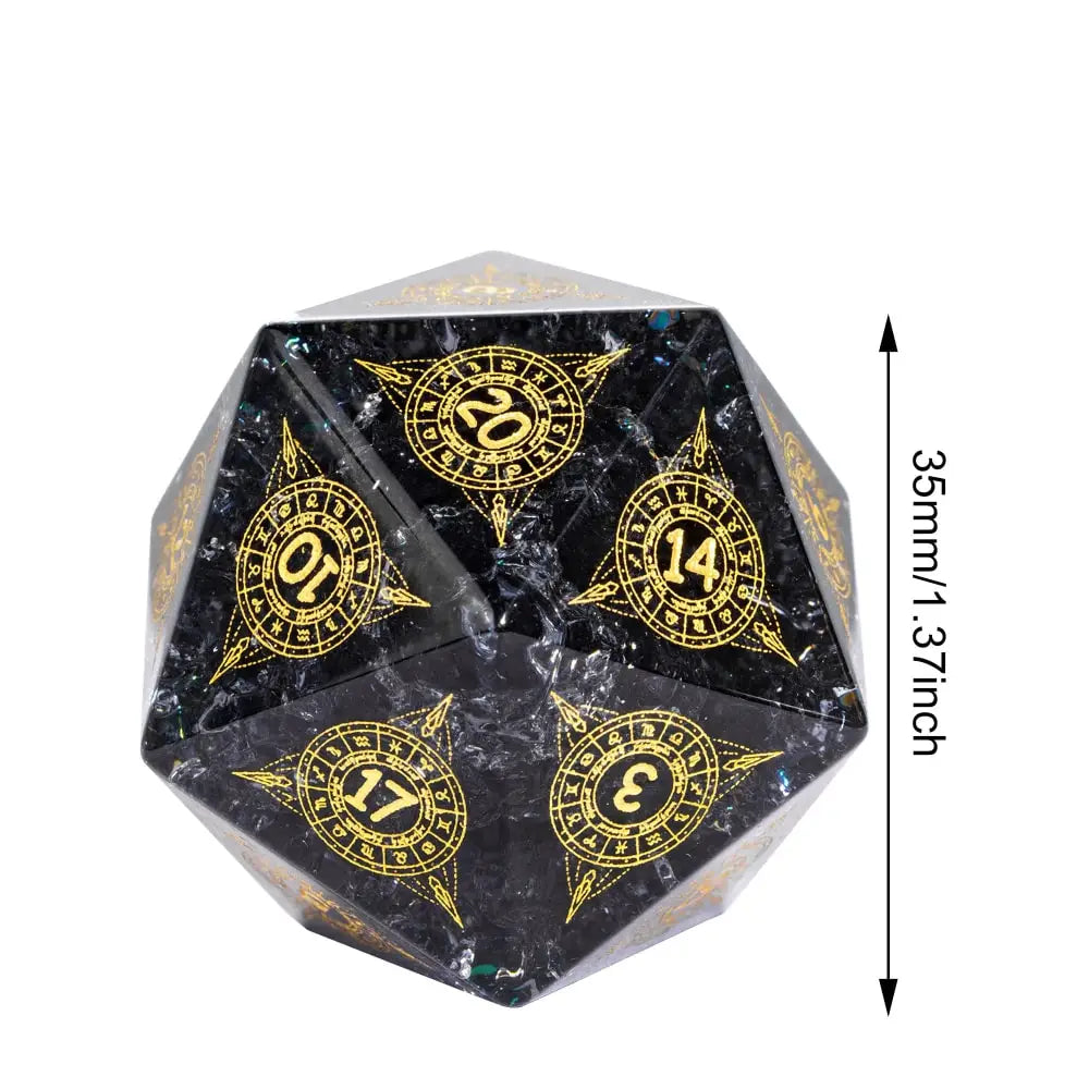 Gemstone D20 die