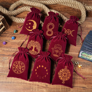 Wizard's dice bag - Crimson