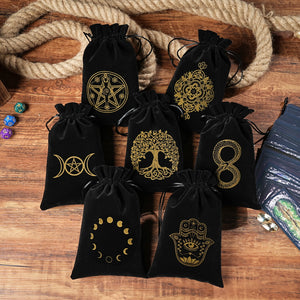 Wizard's dice bag - Black