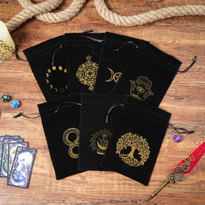 Wizard's dice bag - Black