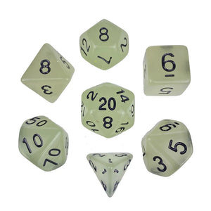 Glow-in-the-dark Dice Set